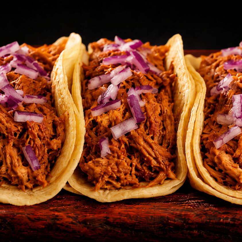 Takos de Cochinita Pibil Orden de 3