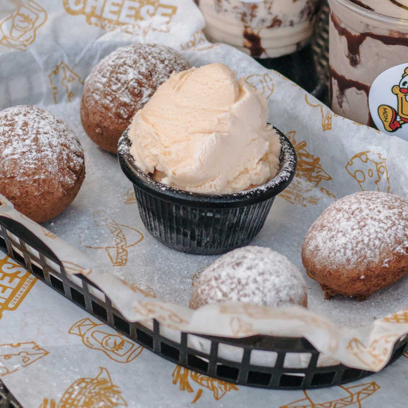 Fried Oreos .