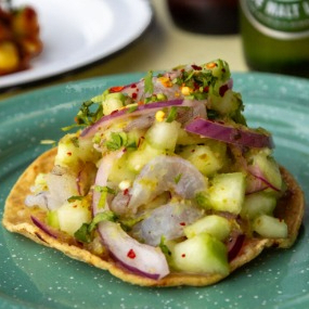 Tostada de Aguachile