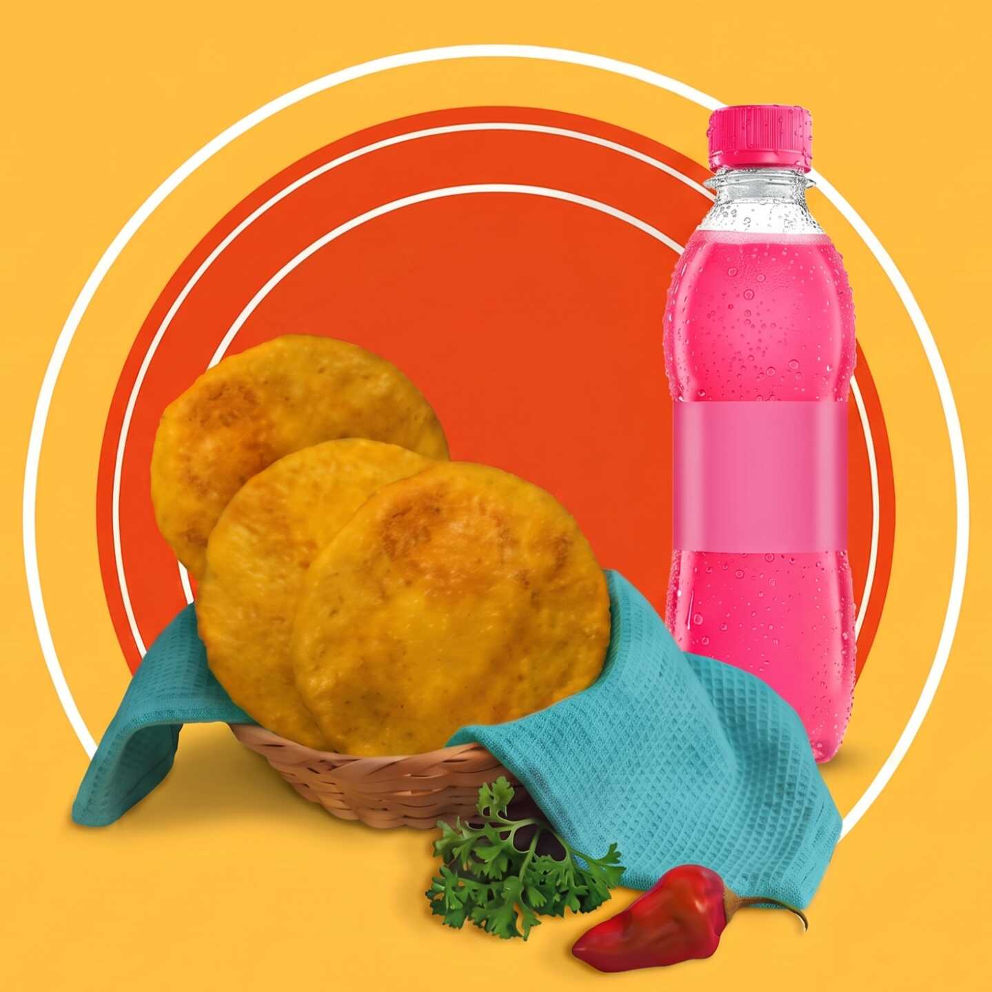 Combo X3 Arepa de Huevo + Gaseosa