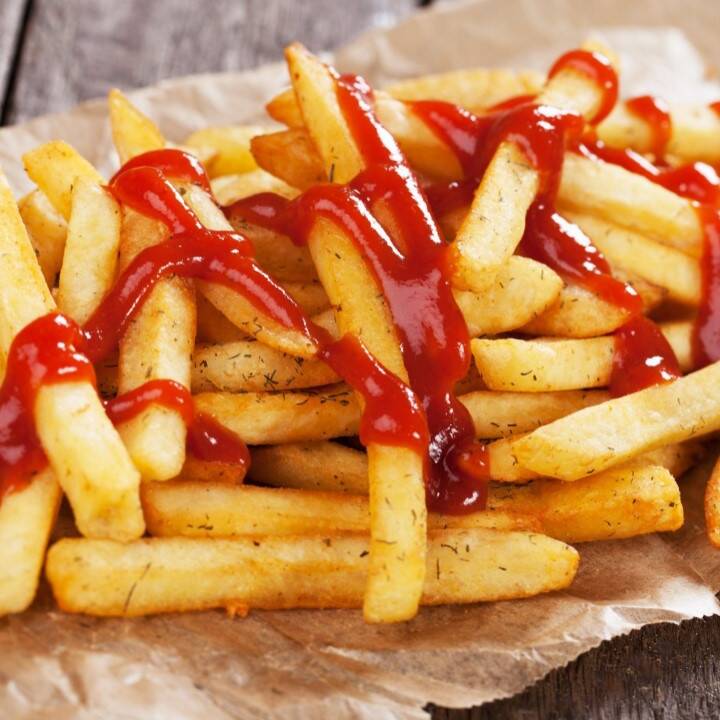 Papas Fritas con Catsup