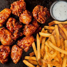 Boneless con Papas