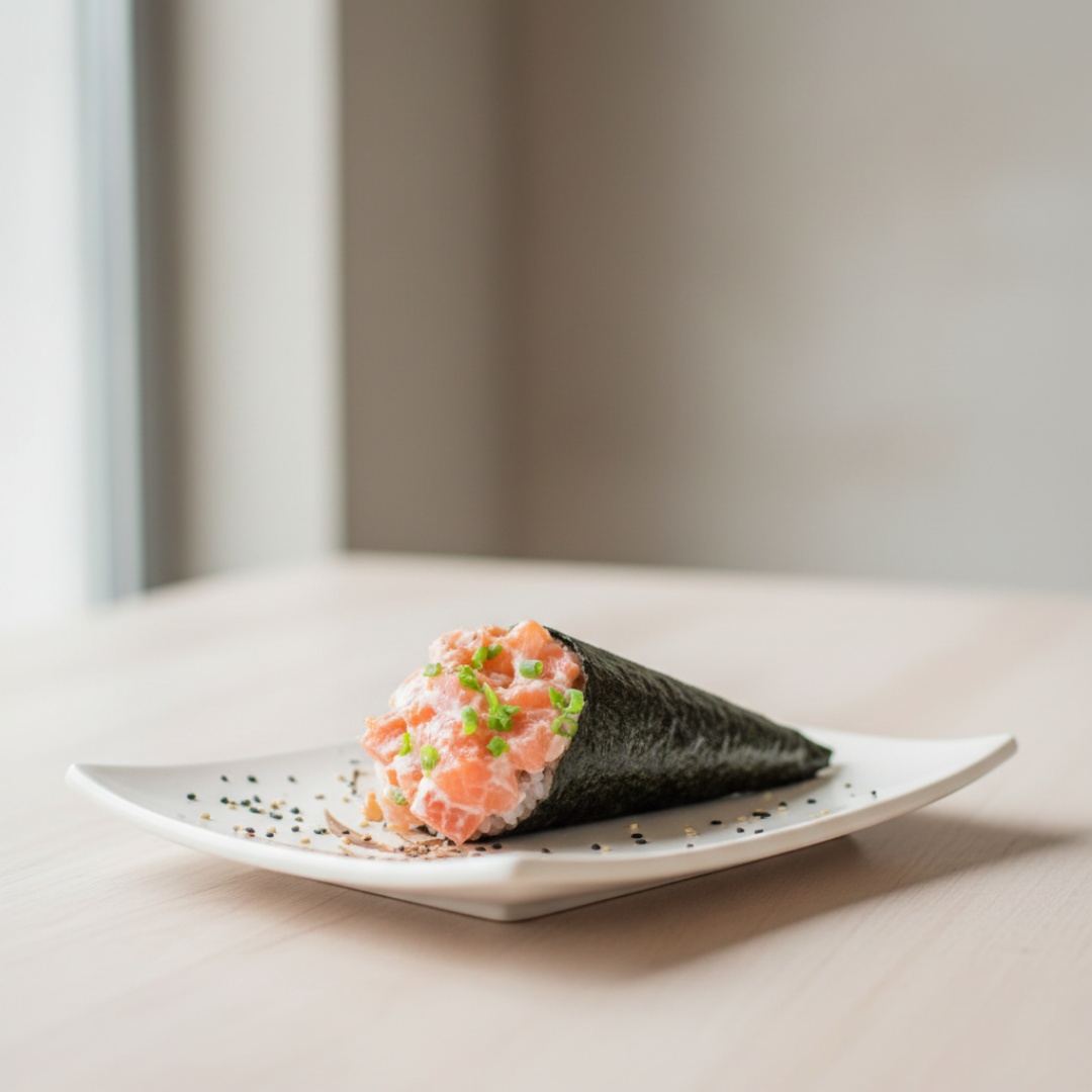 Temaki com arroz japonês, salmão fresco, cream cheese e cebolinha *Acompanha molho shoyu e tarê (Quantidade proporcional aos produtos adquiridos). #sushi #hotroll #sashimi #combinados #combos #cocacola #Fanta #saudavel #ceviche #shimeji #camarão #eat #uramaki #hossomaki #salmão #porções #poque #poke #yakisoba #wassabi #grelhados #fritos #sushiburguer #sushiburger #bighot #hottemaki #temakihot #barcas #kani #comidasaudavel #frutosdomar #peixe #comidarapida #entregagratis #bomebarato #jantar #almoço #variada #burguer #burger #lanches #vegetariana #vegana #50%off #famososcomdescontão #cupomde5 #cupomde10 #cupom #promoçao #diadospais #diadasmães #diadascrianças #diadosnamorados #aniversario #natal #anonovo #tudão #arraia #famososdo #queridinhos #maispedidos #rodizio #rodiziojapones #comborodizio #Doritos #salmãogrelhado #skin #mistos #asiatica #ohanajapanfood #delivery #food