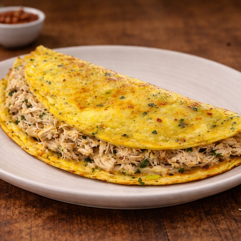 Crepioca de Frango com catupiry