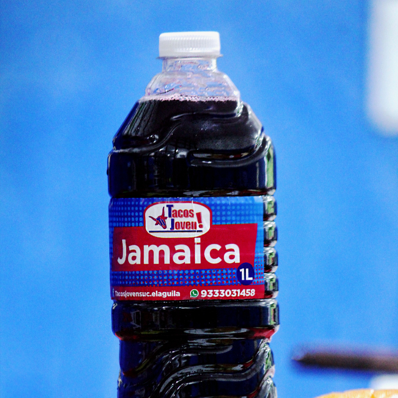 Agua de Jamaica 1 Litro