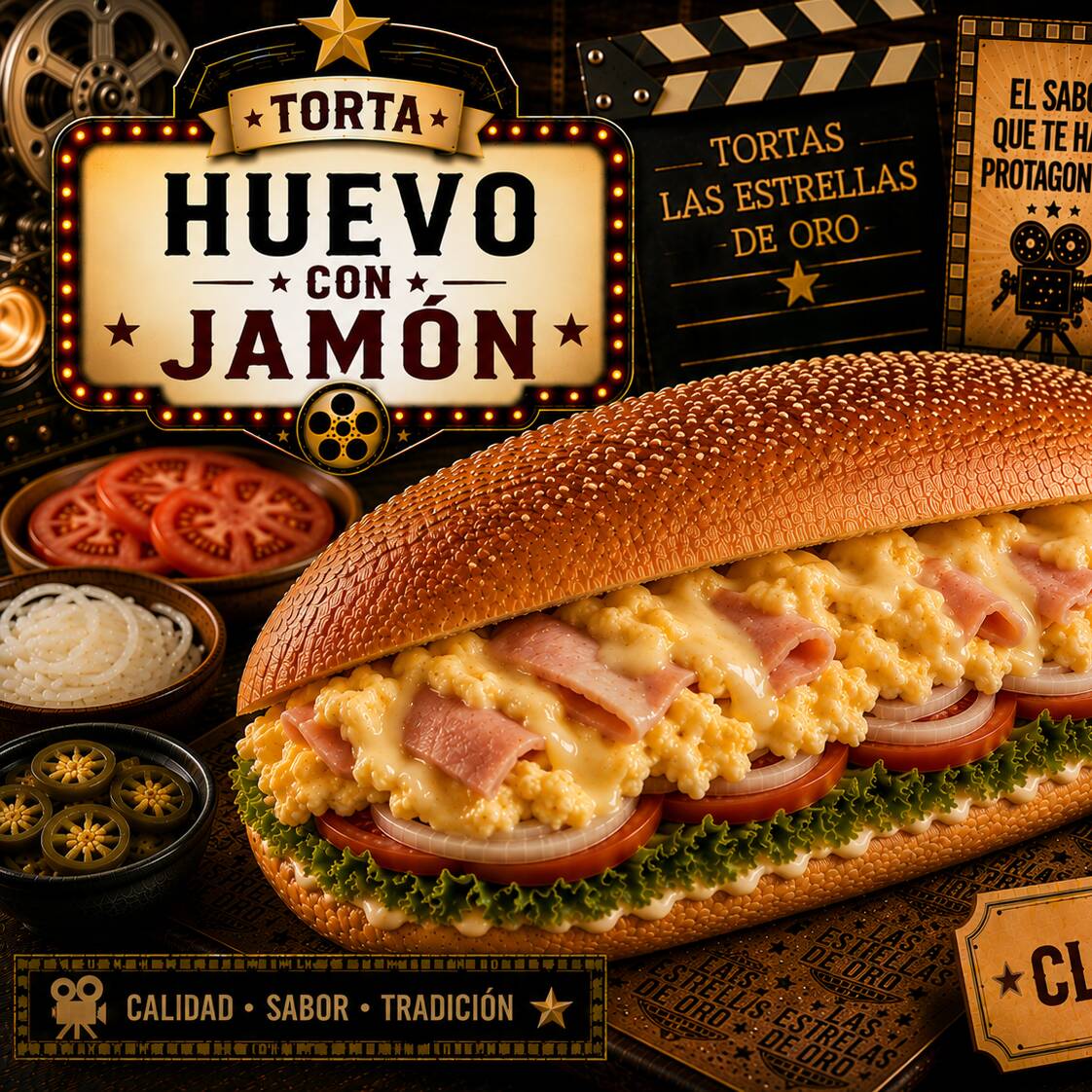 Huevo con Jamón
