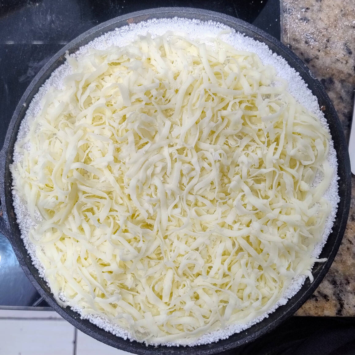 Mussarela ralada.22cm