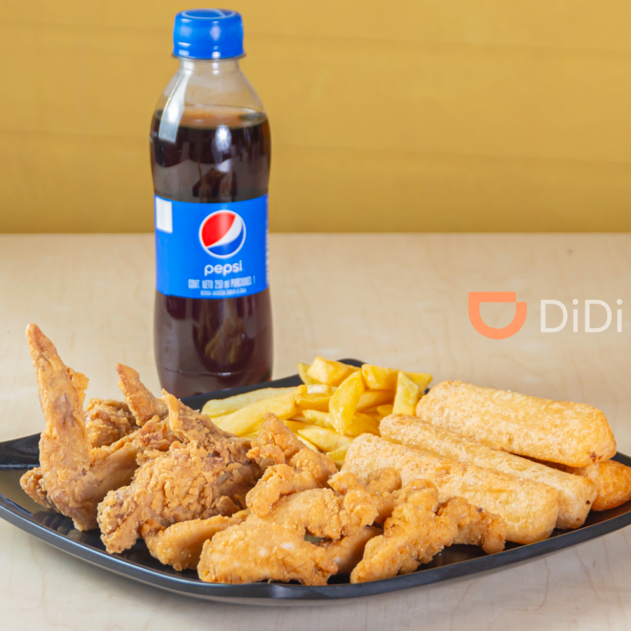 Combo Alitas X 8 + Papas + Gaseosa