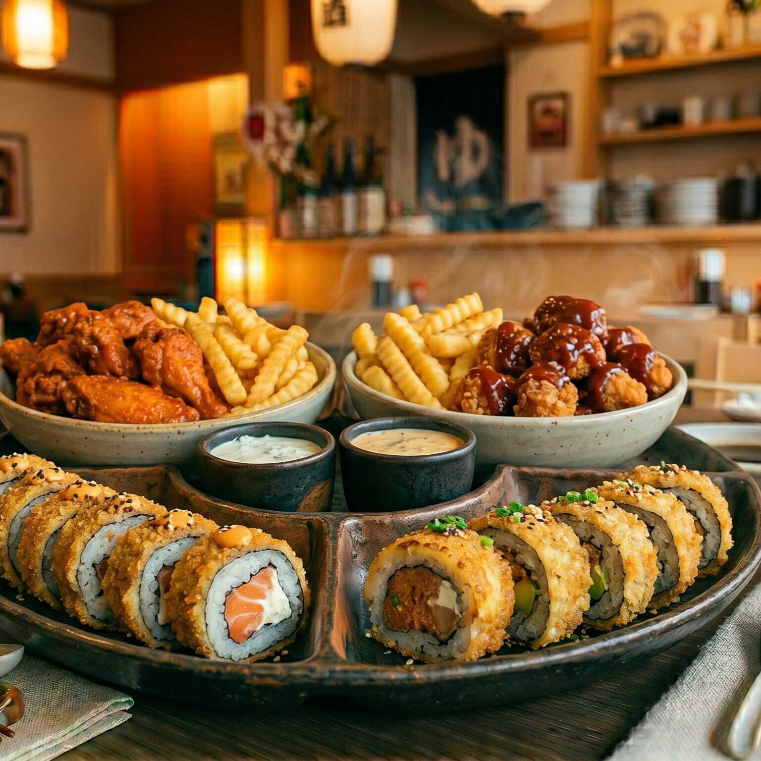 Promo Alitas & Sushi