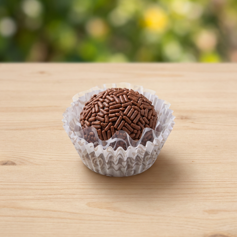 Equilíbrio perfeito entre cremosidade e intensidade: cacau 50% e confeitos de puro chocolate.