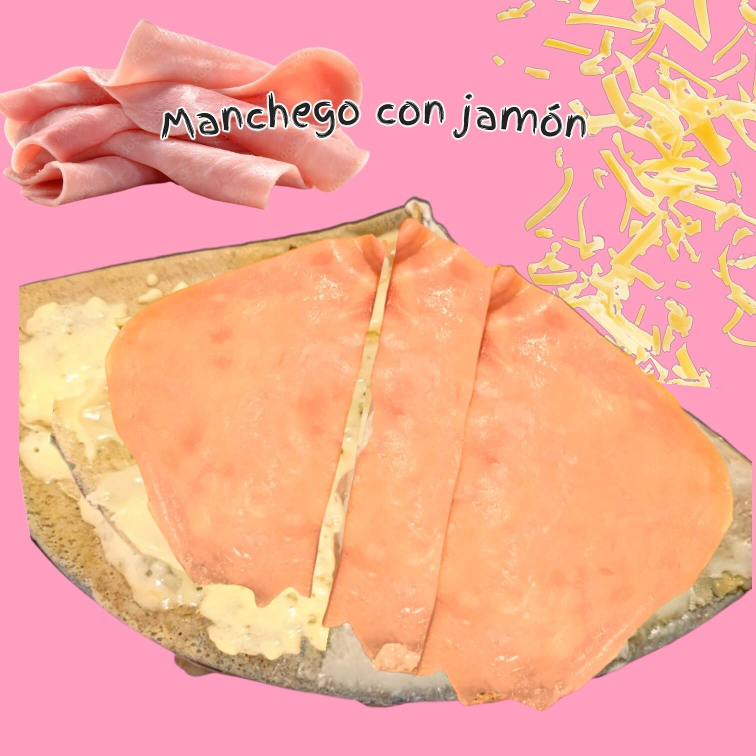 Crepa Manchego con Jamón