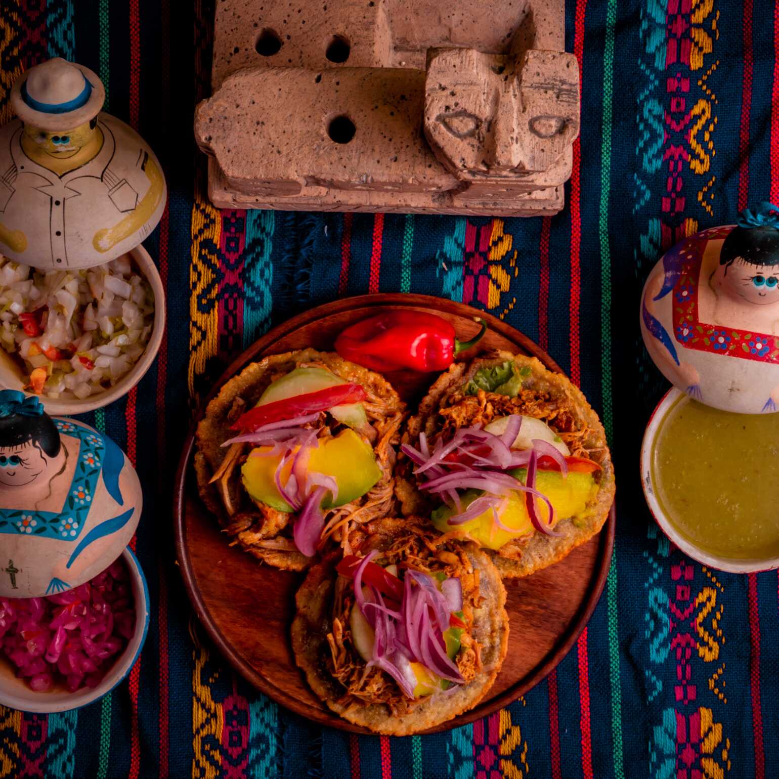 Panucho de Cochinita