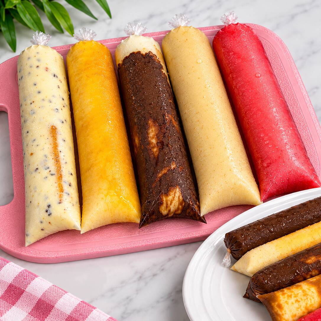 SÃO 5 DUDUS GOURMET DELICIOSO VARIADOS SABORES ABAIXO!
TAMANHO PADRÃO
1 pudim
1 morango
1 danete de chocolate
1 paçoca
1 Oreo