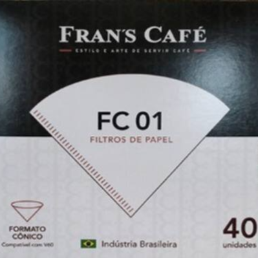 Os Porta filtros e filtros cônicos Fran’s Café Fc01 e Fc02, foram desenvolvidos com tecnologia e precisão dos padrões internacionais, utilizando como referência o principal porta filtro do mercado japonês.
Ideal para pessoas que apreciam um café filtrado saboroso.
O resultado é uma bebida limpa (sem resíduos de xícara) e saborosa, que ressalta notas sensoriais e aromáticas do grão. *Compatível com porta filtro Fc01*