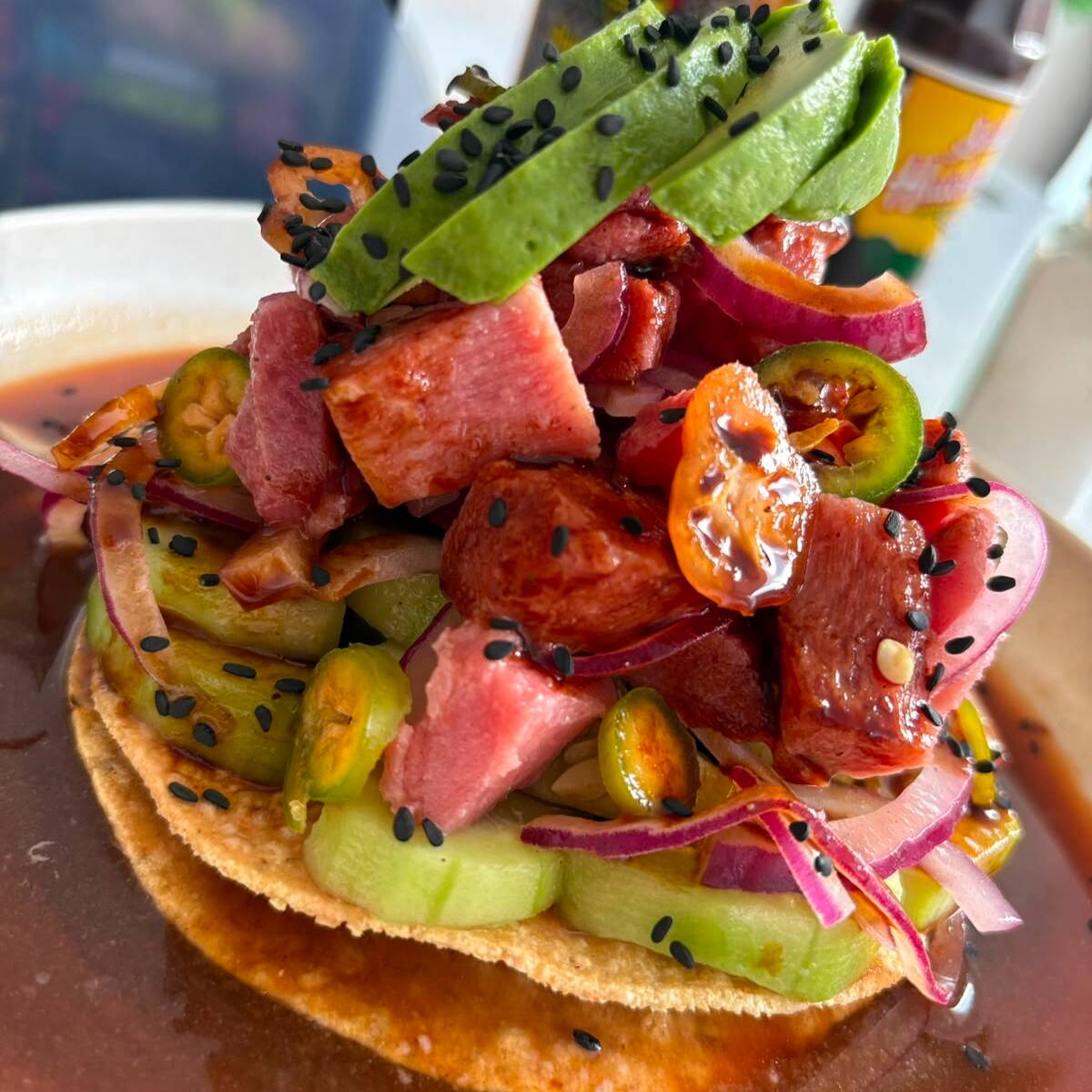 Tostadas - Atún Trozos