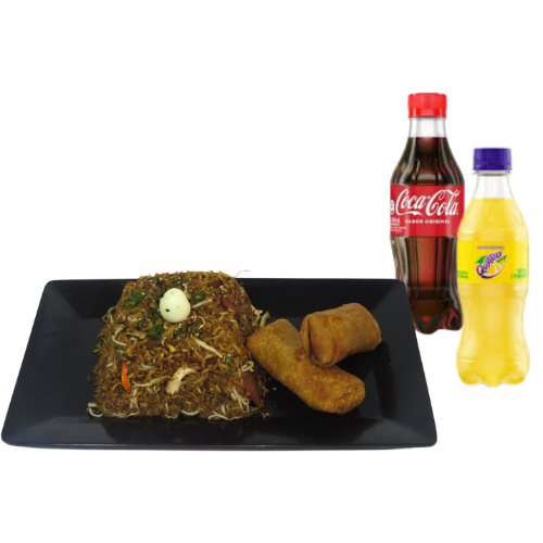 Combo Para 2 Prs 2 Rollitos y Gaseosas