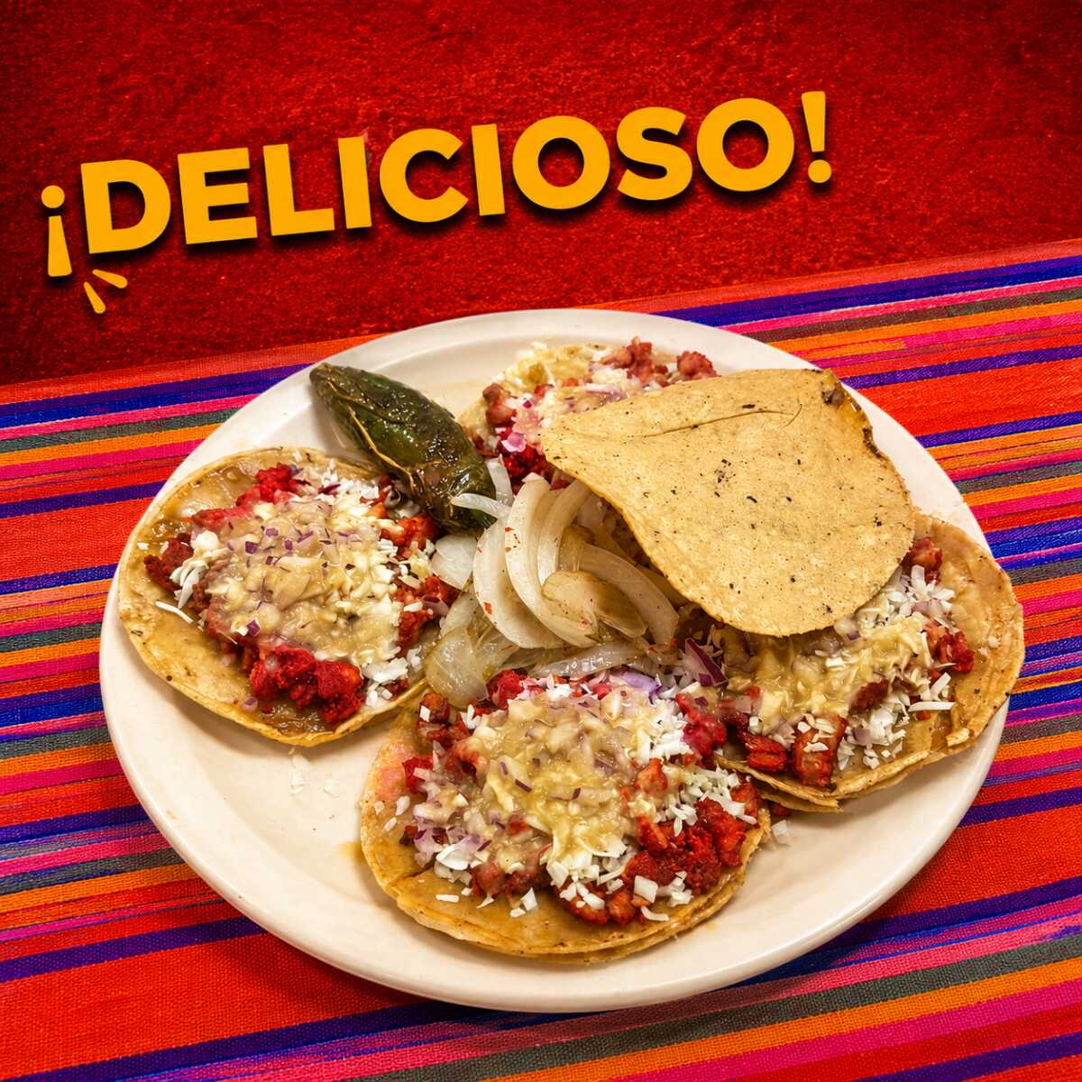 4 Tacos de Adobada