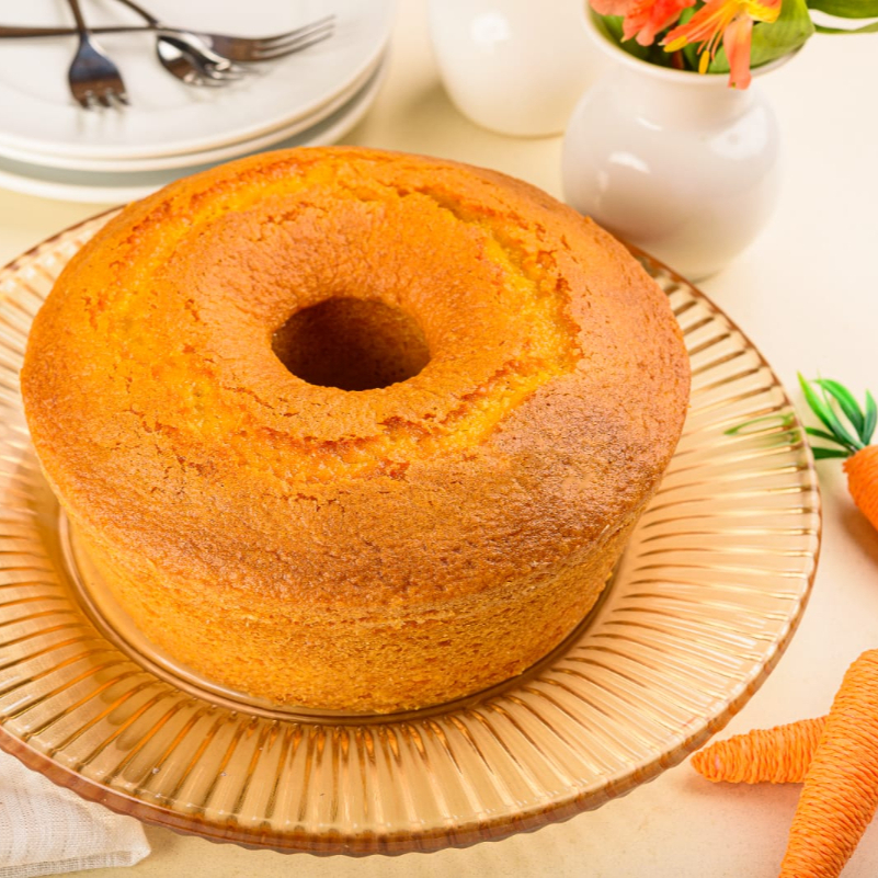 Bolo de cenoura tradicional