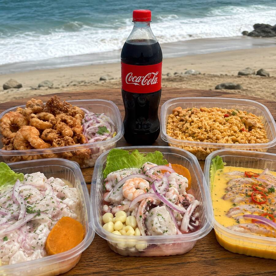 Comco para 2 (5 Unid)+Coca Cola 600ml