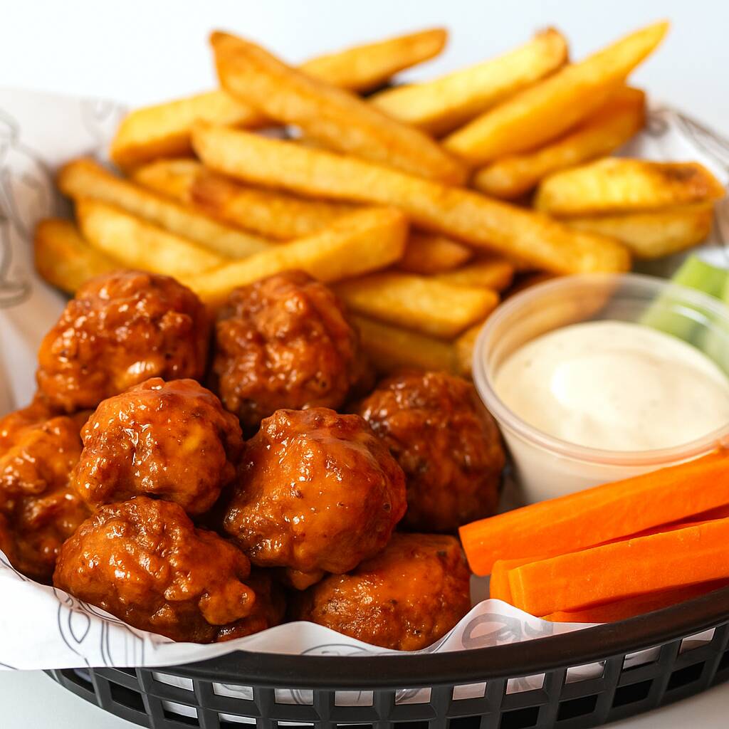 Boneless + Papas