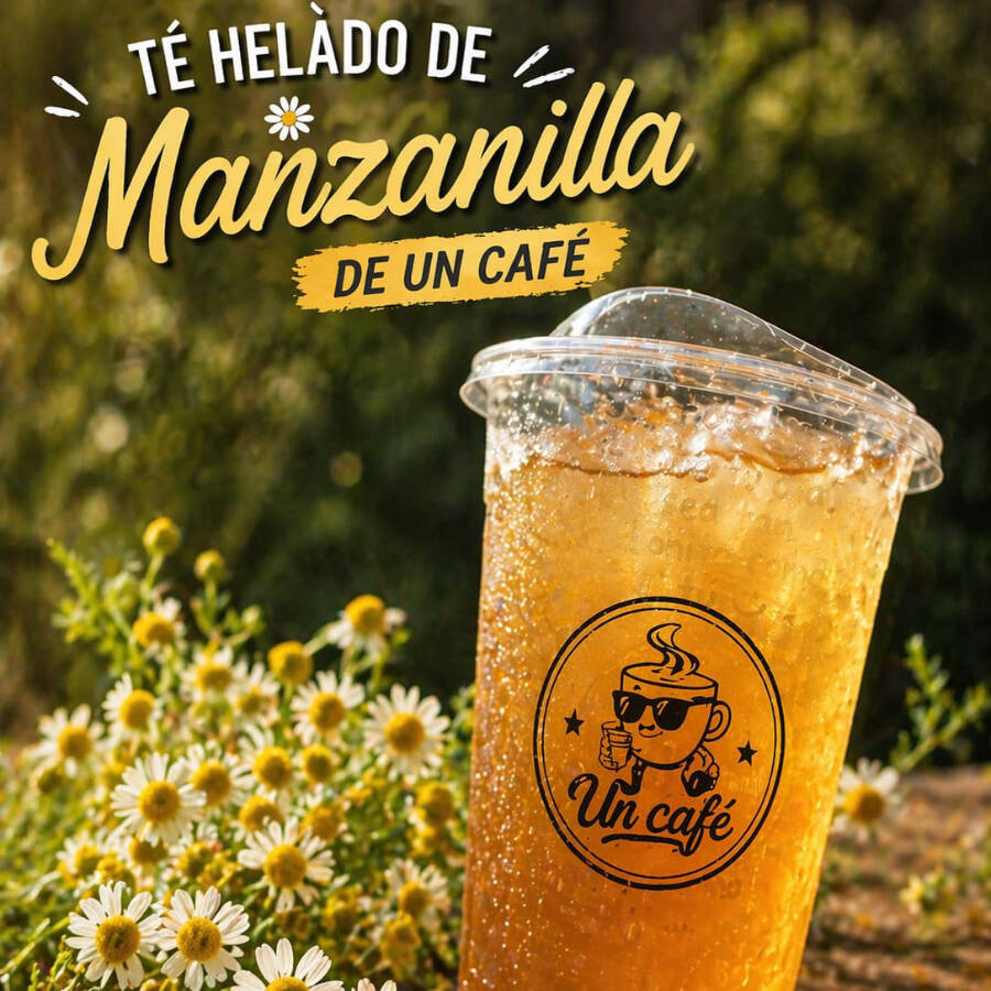 Té helado de manzanilla