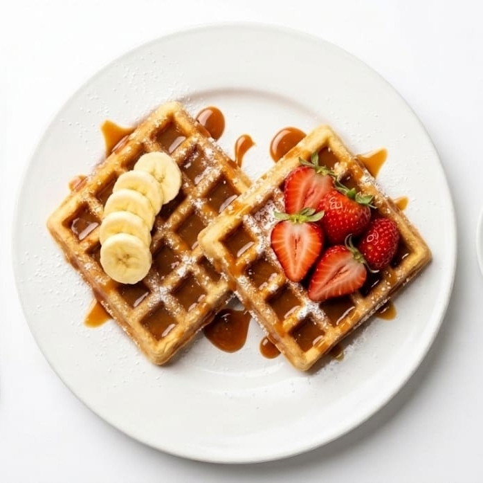 Waffles Cuadrados 2 pzas