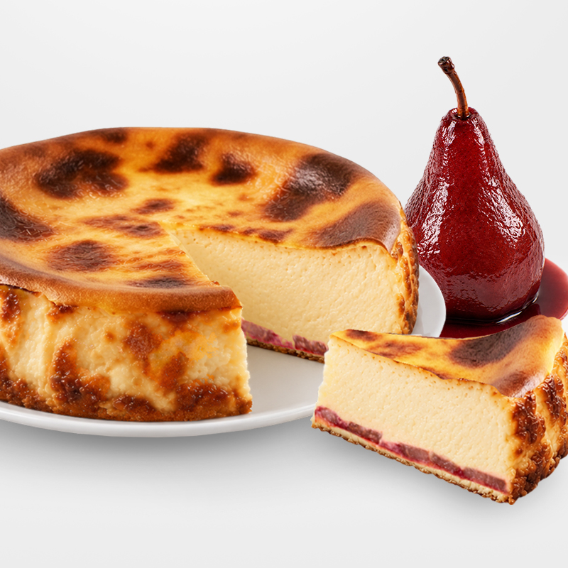 Tarta Vascas de Peras al Vino