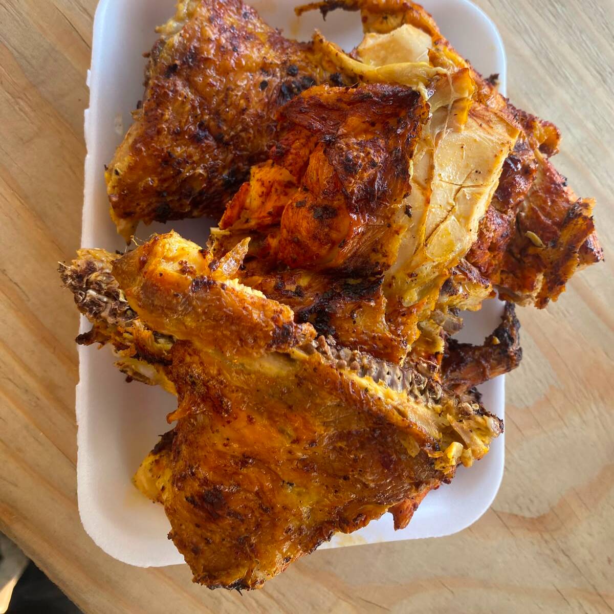 Pollo Asado Y Medio
