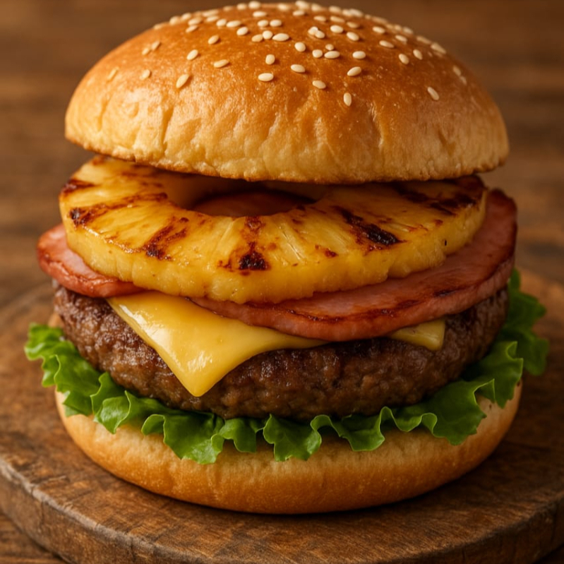 Hamburguesa Hawaina