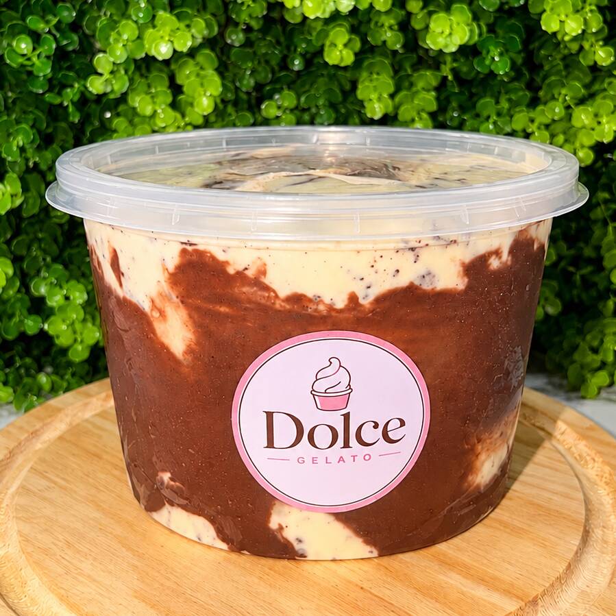 Nosso delicioso sorvete de Ninho c/ Nutella.