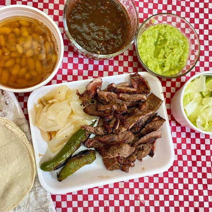 Orden Personal de Carne de Asada de Res