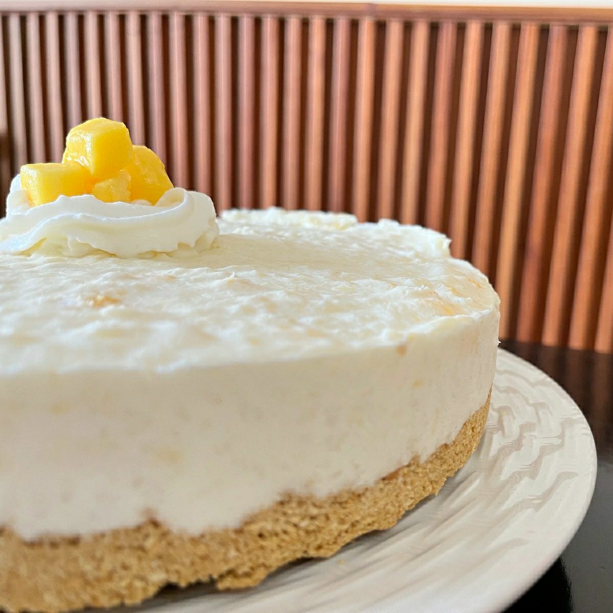 Rebanada Cheesecake de Mango