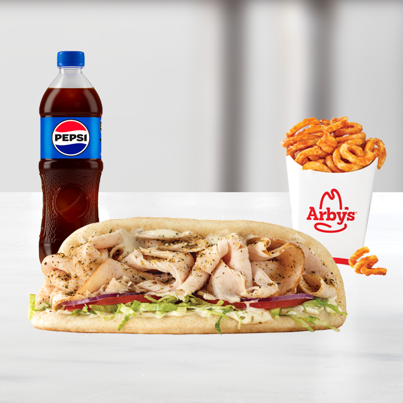Gyro de Pavo (Medium Combo Meal)