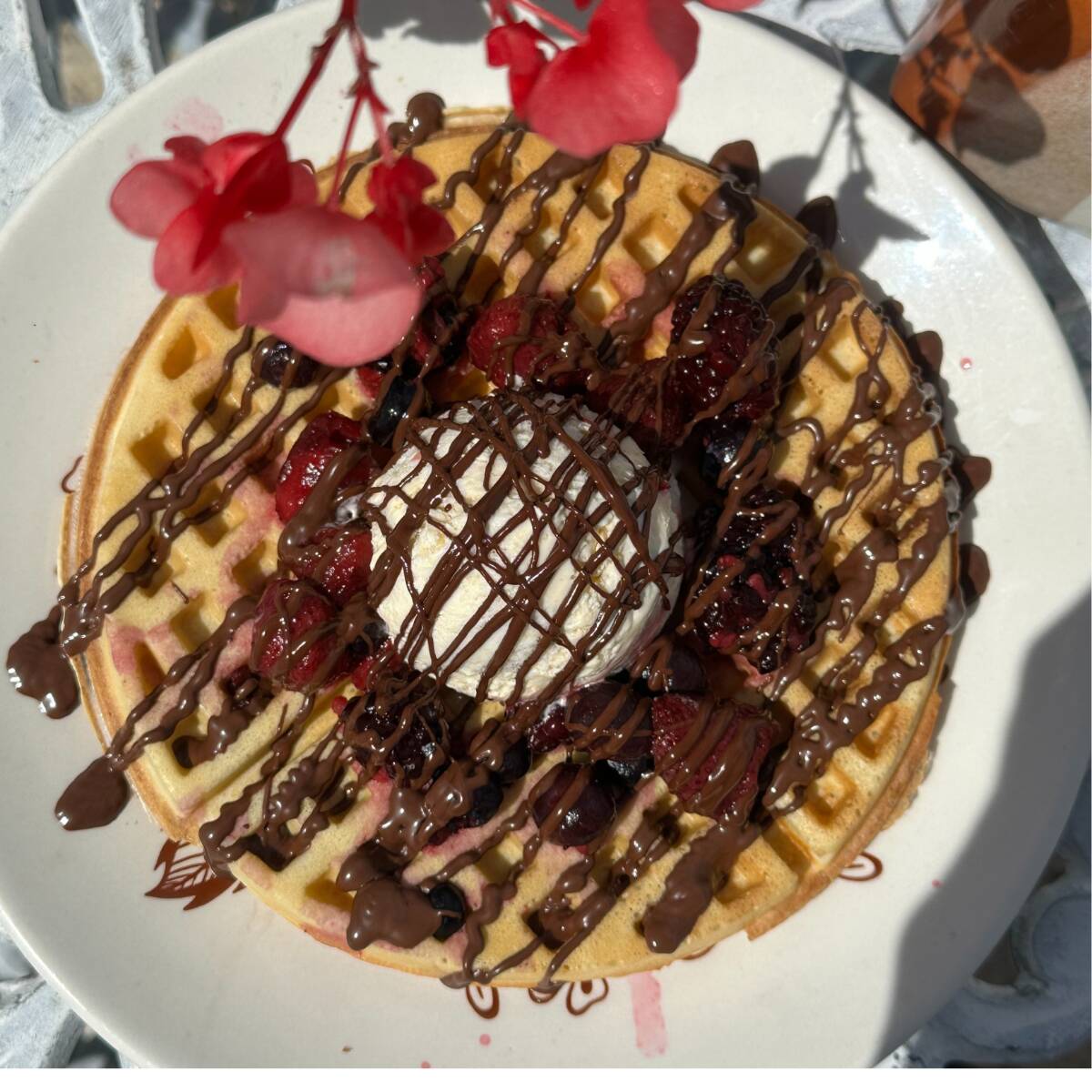WAFFLES DE FRUTOS ROJOS