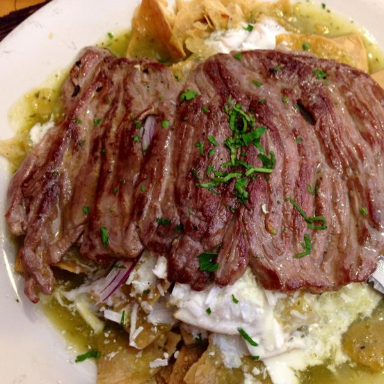 Enchiladas Verdes con Arrachera