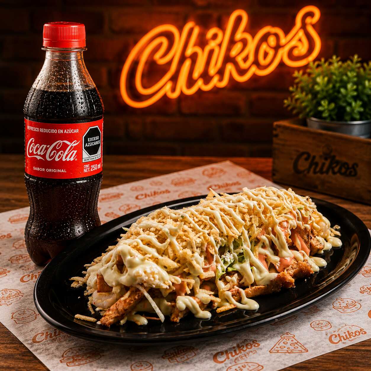Combo Chuzo de Pollo + Coca Cola 250 Ml