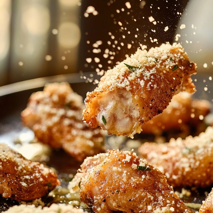 Alitas Parmesano