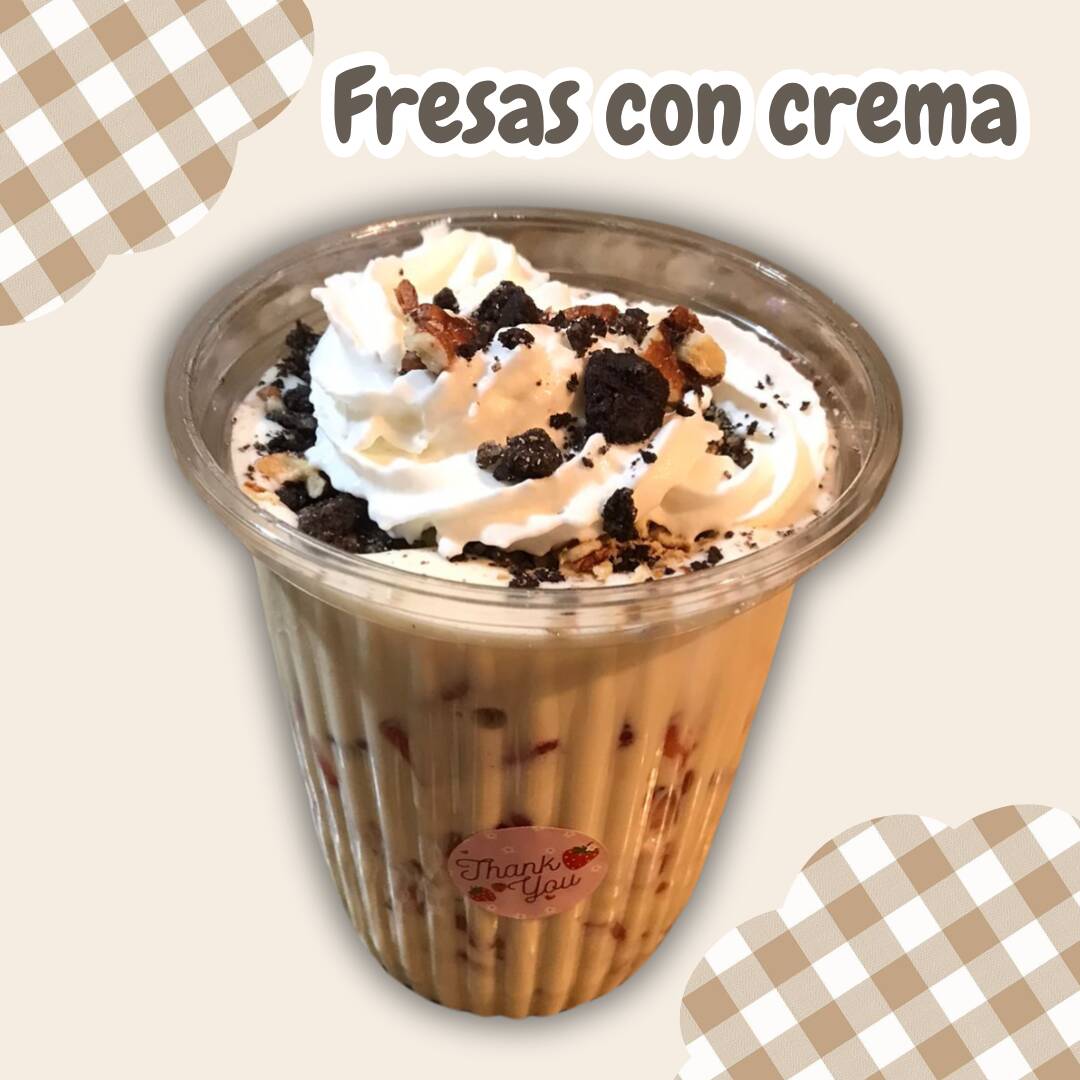 Fresas Con Crema Naturales