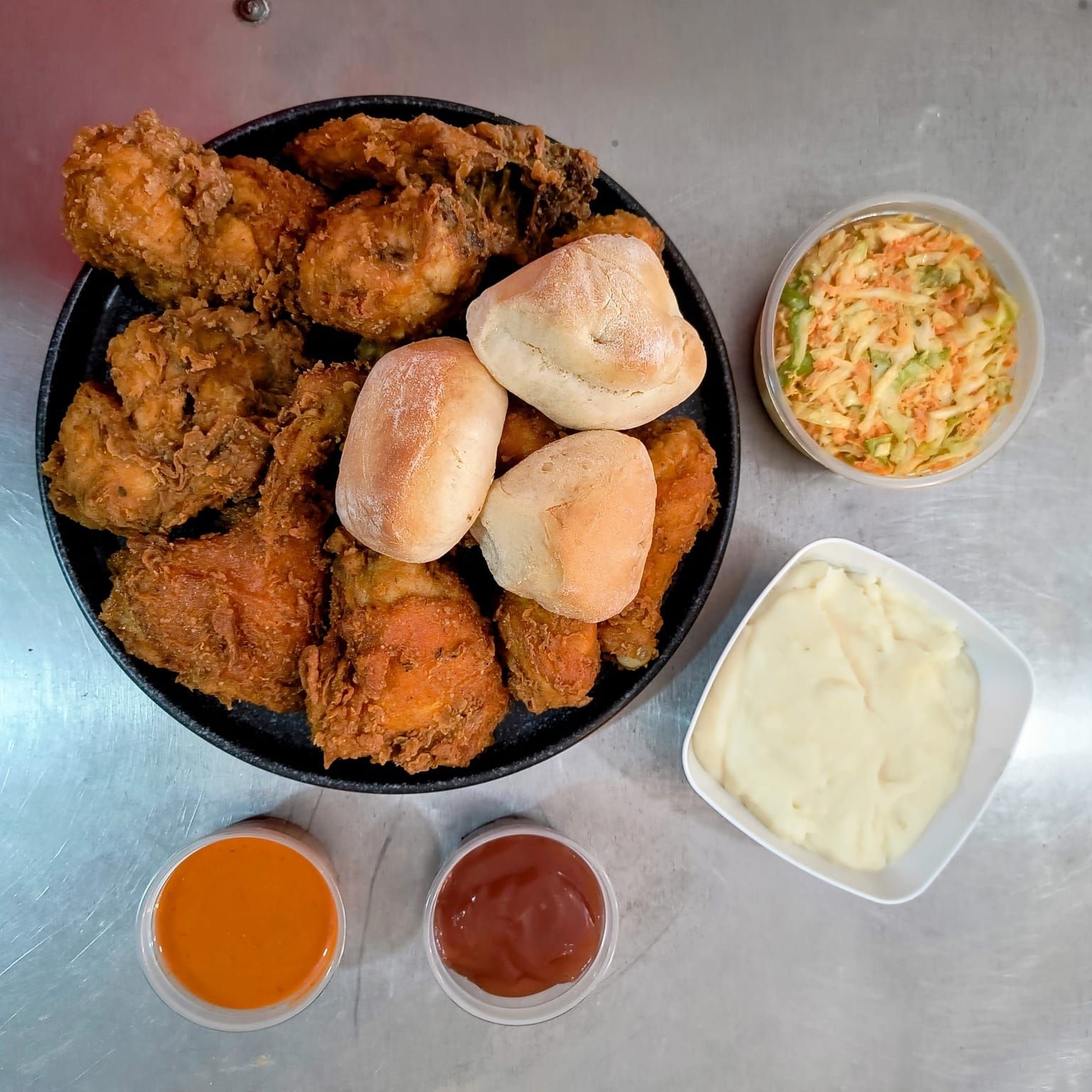 Pollo Completo + Puré