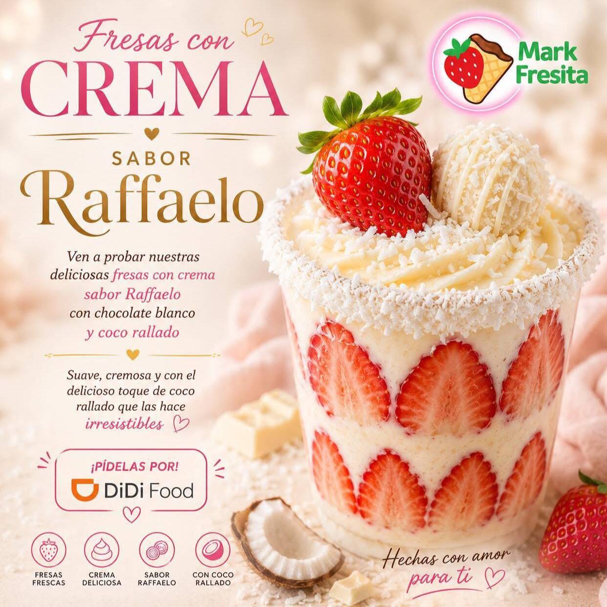 Fresas Raffaelo
