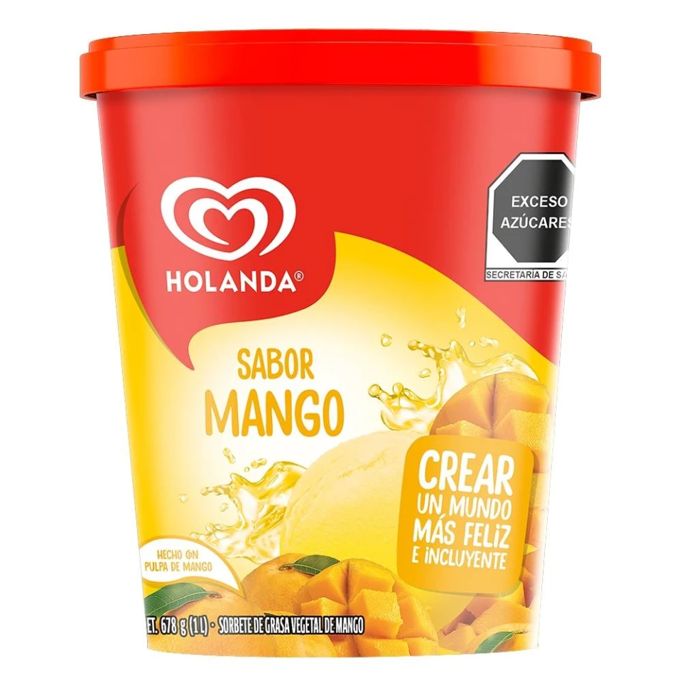 Litro Nieve de Mango