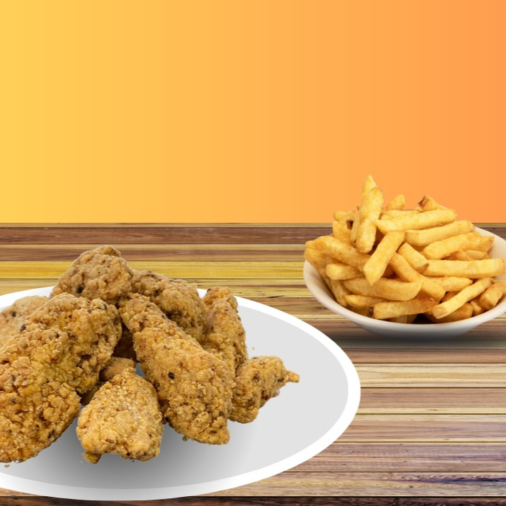 Boneless con Papas