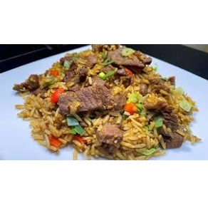 Arroz Oriental con Carne Asada