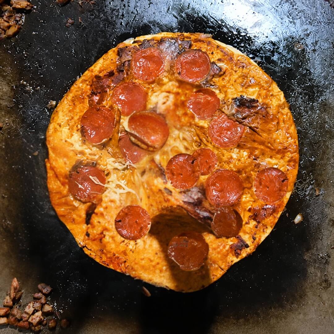 Taco pizza