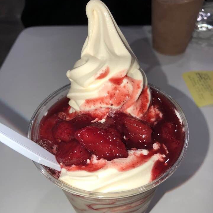 Fresas Congeladas con Crema Tradicional