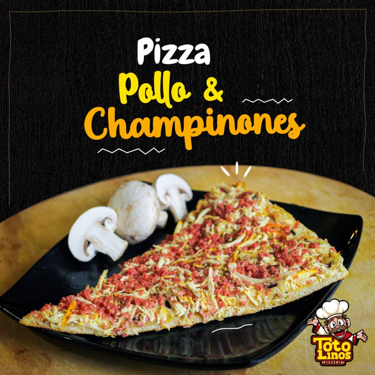 Pollo con Champiñones