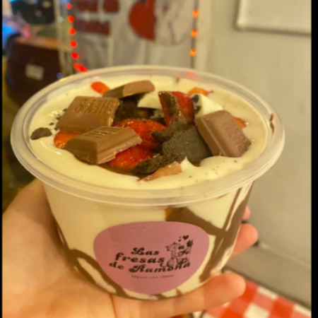 FRESAS CON CREMA ESPECIAL