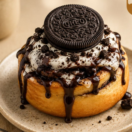 Roll Con Relleno y Topping de OREO