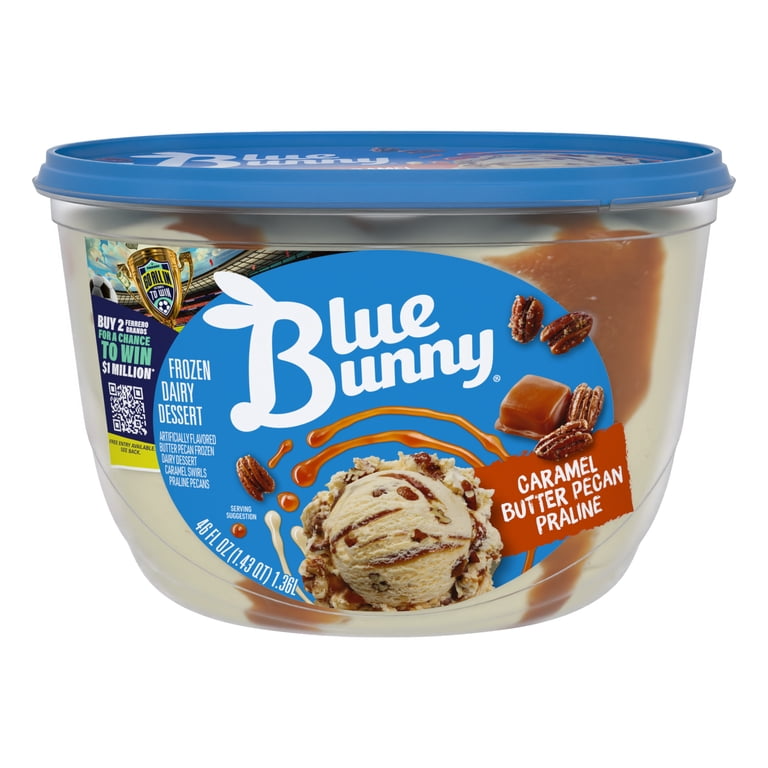 Blue Tarro de Nieve Nuez con Caramelo
