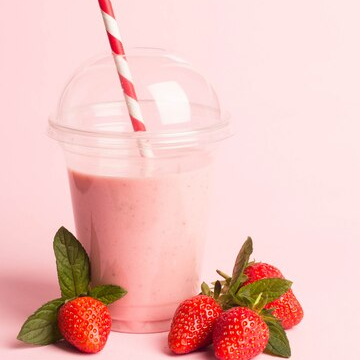 Malteada de Fresa